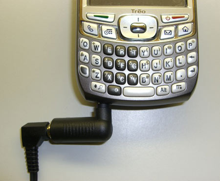 Palm Treo headphone adapter